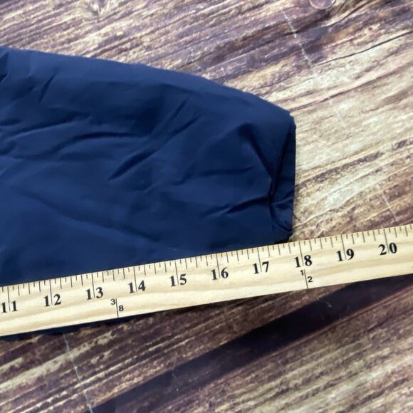 Vintage LL Bean Jacket Women’s Small Blue Warm Up Fleece Windbreaker Coat 90s - Picture 6 of 8
